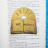 Literary Emporium Pride Not Prejudice Brass Bookmark