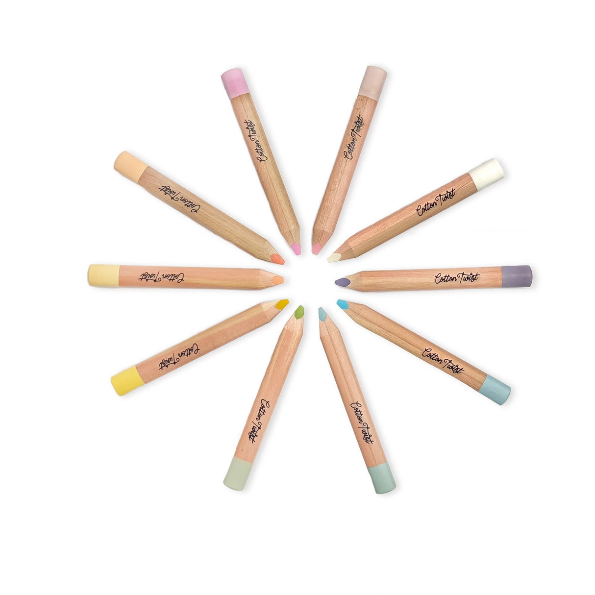 Cotton Twist Pastel Mix Watercolour Pencils Set