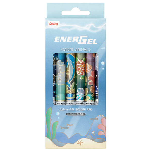 Pentel Marine Animals Special Edition EnerGel Ball Pen