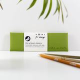 VENT for Change - Pen / Pencil Pouch Recycled Leather - Green