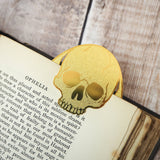 Literary Emporium Shakespeare Hamlet Skull Brass Bookmark 'To Read Or . . .'