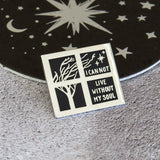 Literary Emporium Wuthering Heights Bronte Pin Badge - Gothic Collection