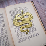 Literary Emporium Shakespeare Lady Macbeth Serpent Brass Bookmark