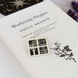 Literary Emporium Wuthering Heights Bronte Pin Badge - Gothic Collection