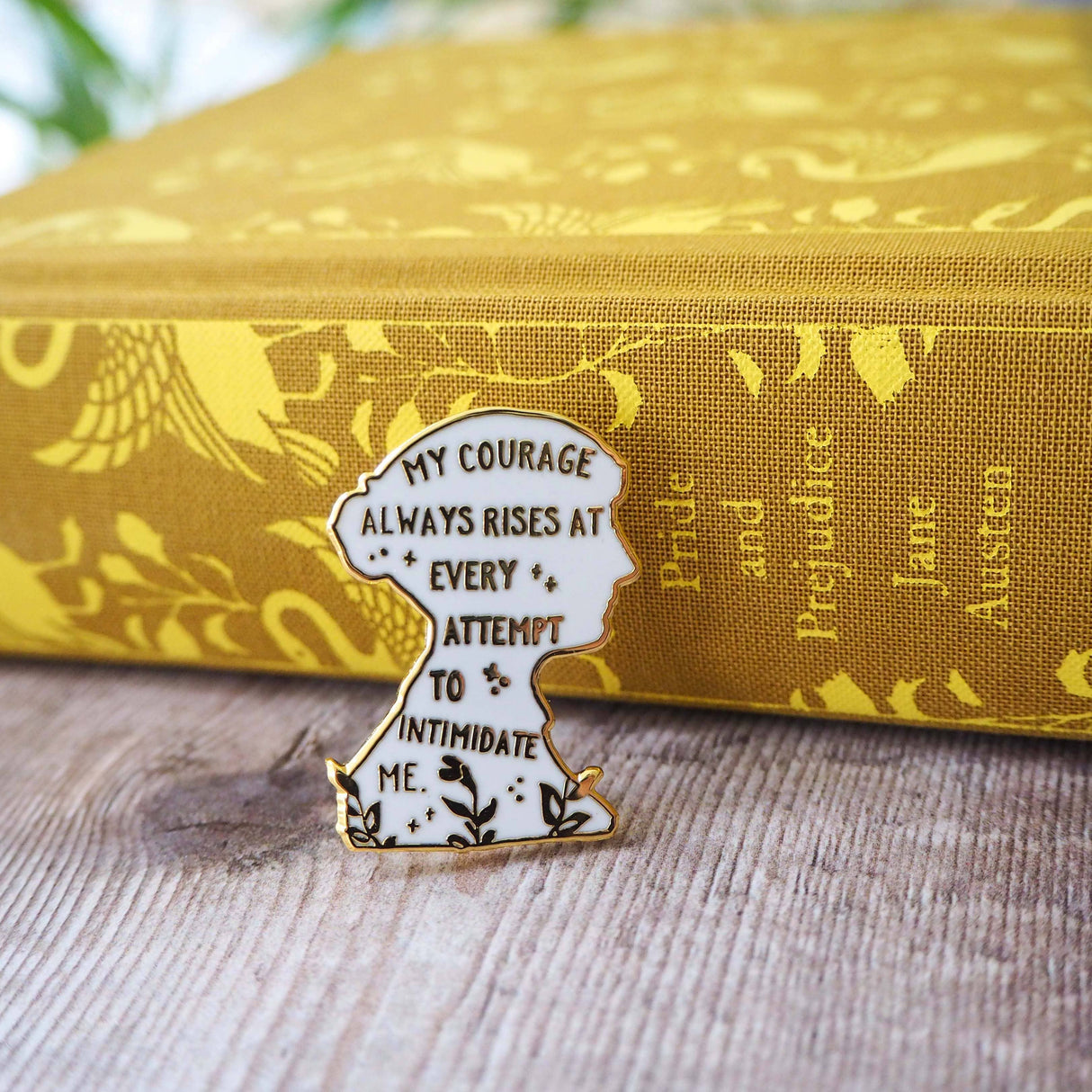 Literary Emporium Pride & Prejudice Jane Austen Book Lover Enamel Pin Badge