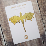 Literary Emporium Dragon Brass Bookmark