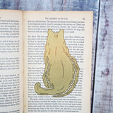 Literary Emporium Cat Lover Brass Bookmark