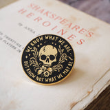 Literary Emporium Ophelia Enamel Pin Badge - Shakespeare's Heroines Collection