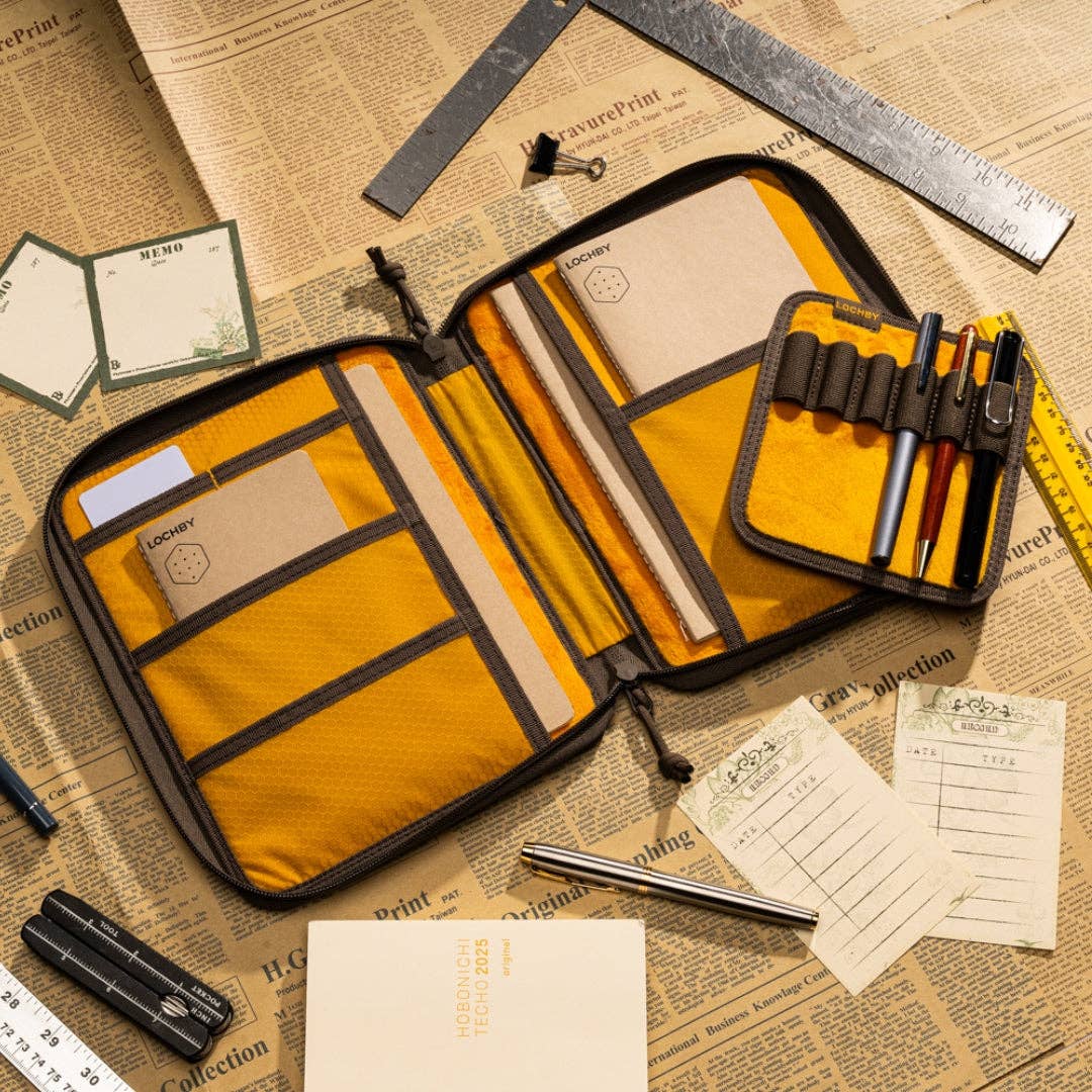 LOCHBY Canvas Daily Zip Folio A5