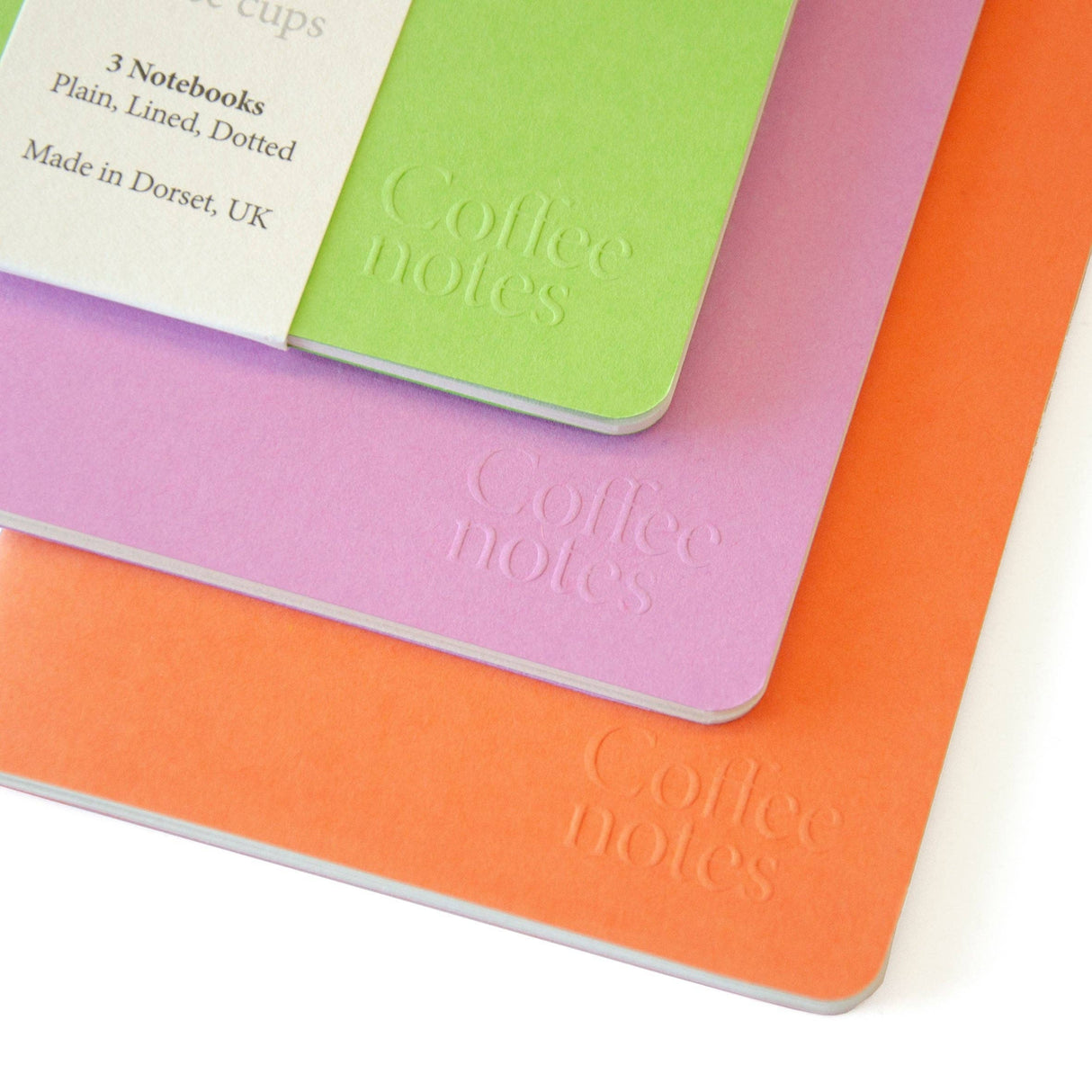 CoffeeNotes 'Tutti' Frutti Stitched Notebooks