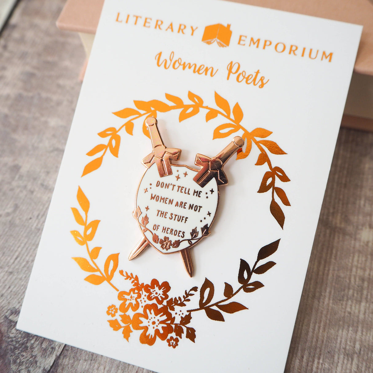 Literary Emporium Qiu Jin Enamel Pin Badge - Women Poets Collection