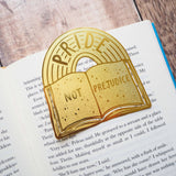 Literary Emporium Pride Not Prejudice Brass Bookmark