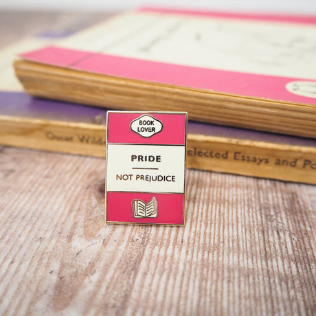 Literary Emporium 'Pride Not Prejudice' Book Lover Enamel Pin Badge