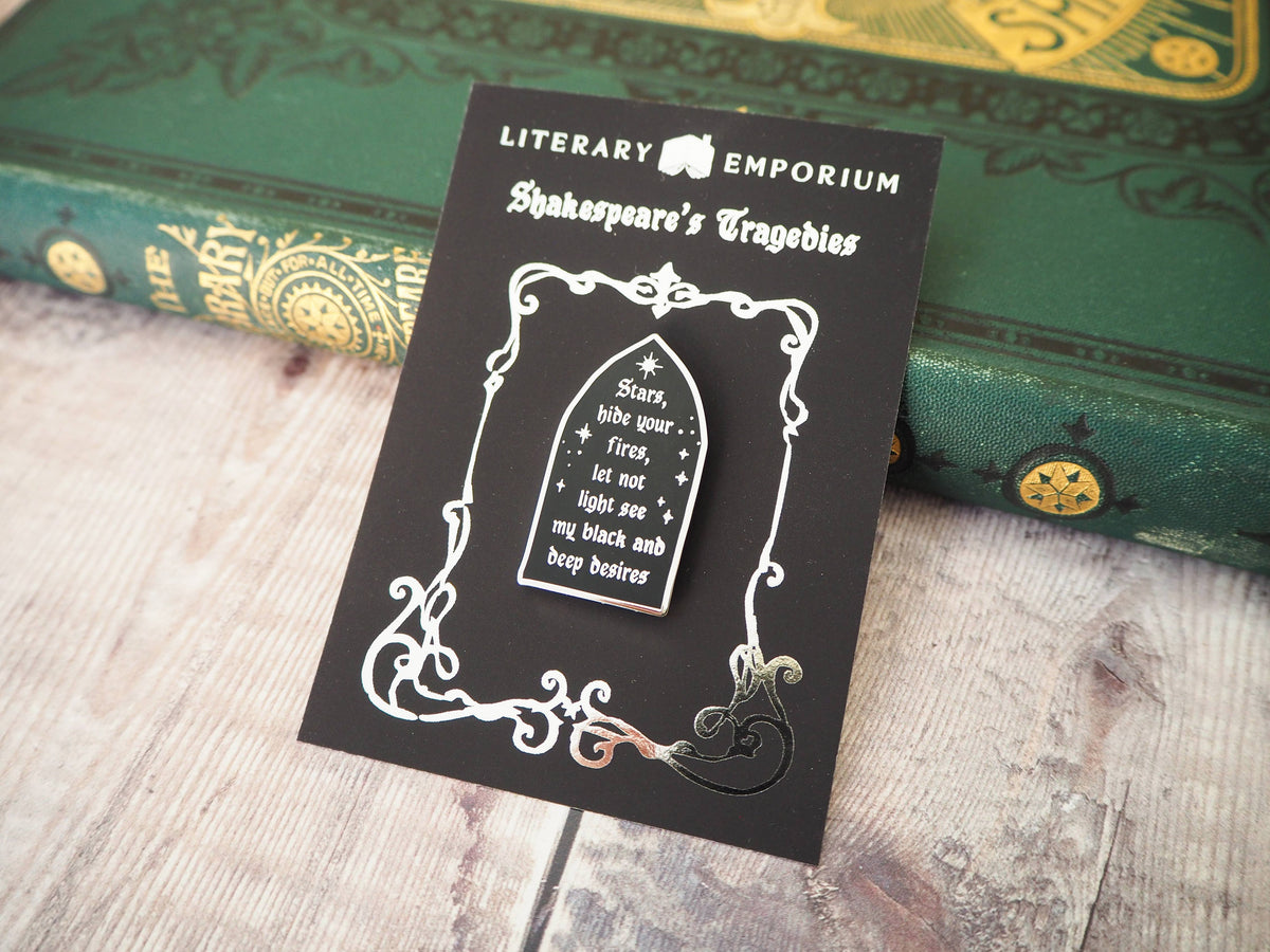 Literary Emporium Macbeth Enamel Pin Badge Shakespeare’s Tragedies Collection