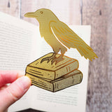 Literary Emporium Raven Brass Bookmark