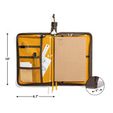 LOCHBY Canvas Field Zip Folio A5