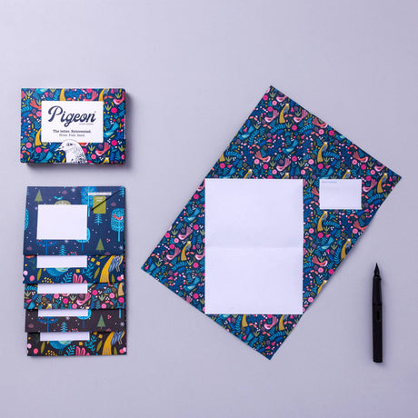 Pigeon Magical Menagerie - Folding Letter 6 Pack