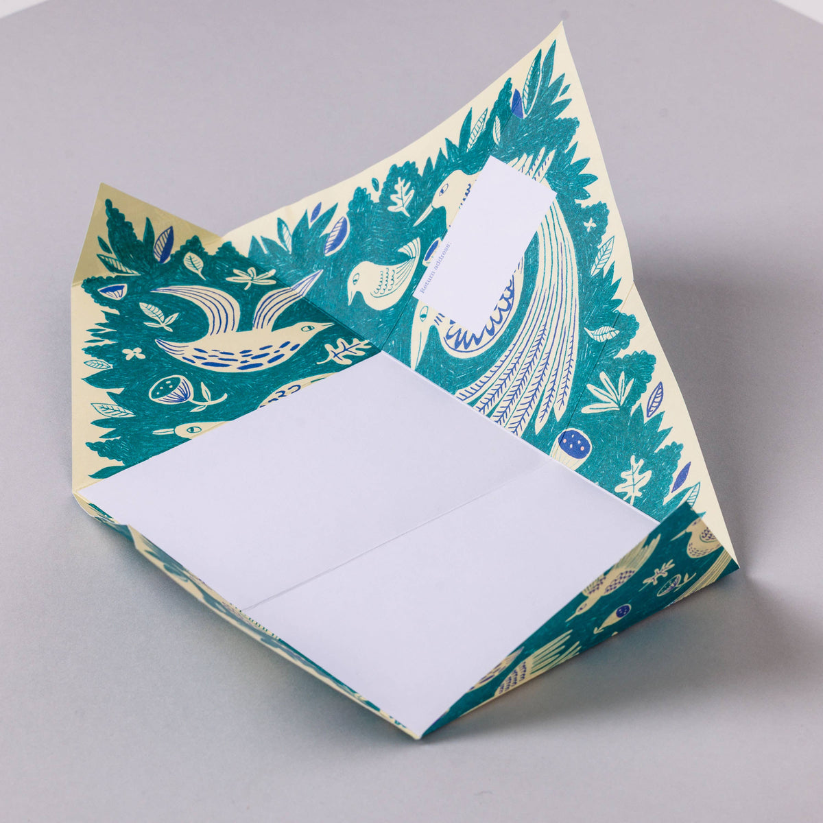 Pigeon Fig & Feather Folding Letter 6 Pack