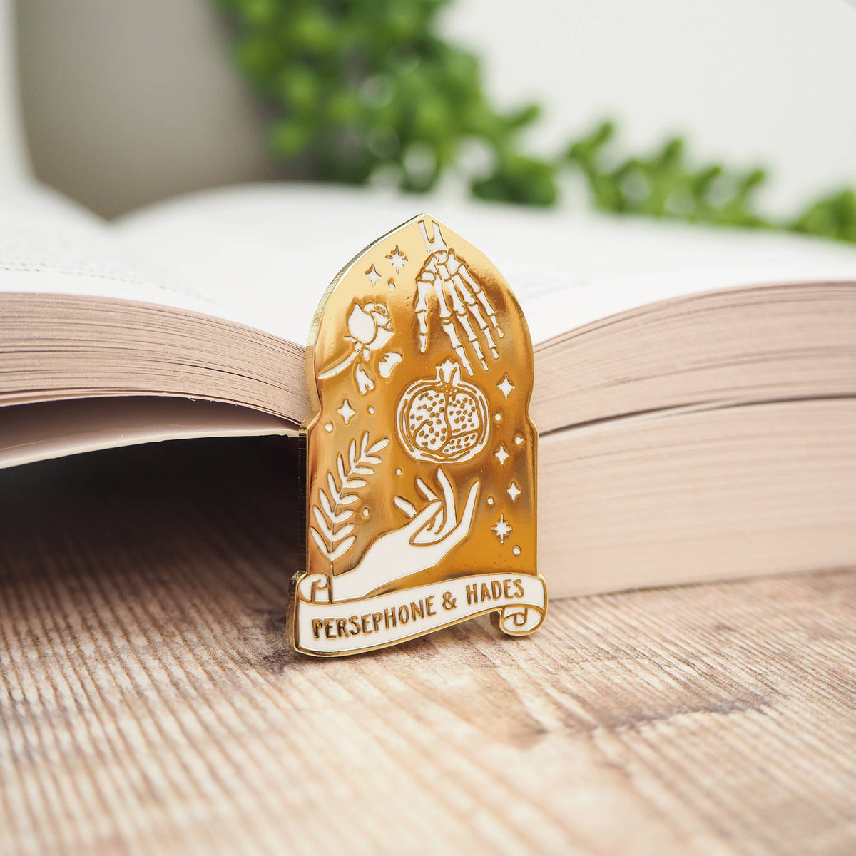 Literary Emporium Persephone and Hades Enamel Pin - Greek Mythology Collection