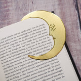 Literary Emporium Midnight Readers Club Moon Brass Bookmark