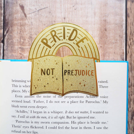 Literary Emporium Pride Not Prejudice Brass Bookmark
