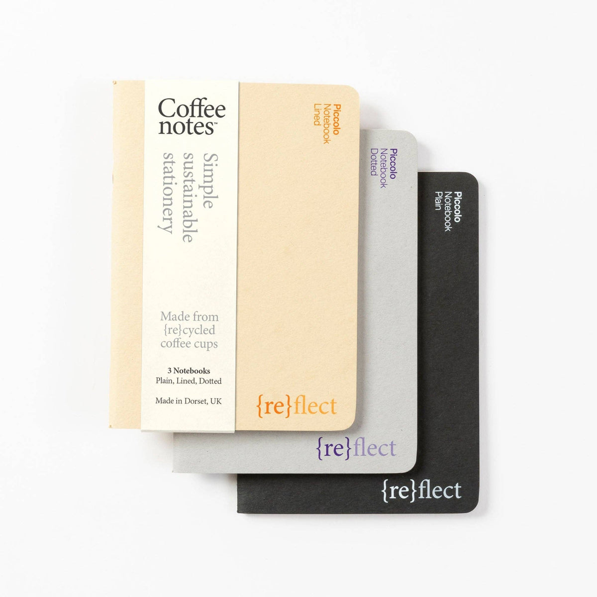 CoffeeNotes 'Pure' Stitched Notebooks