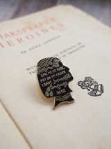 Literary Emporium Cleopatra Enamel Pin Badge Shakespeare's Heroines Collection