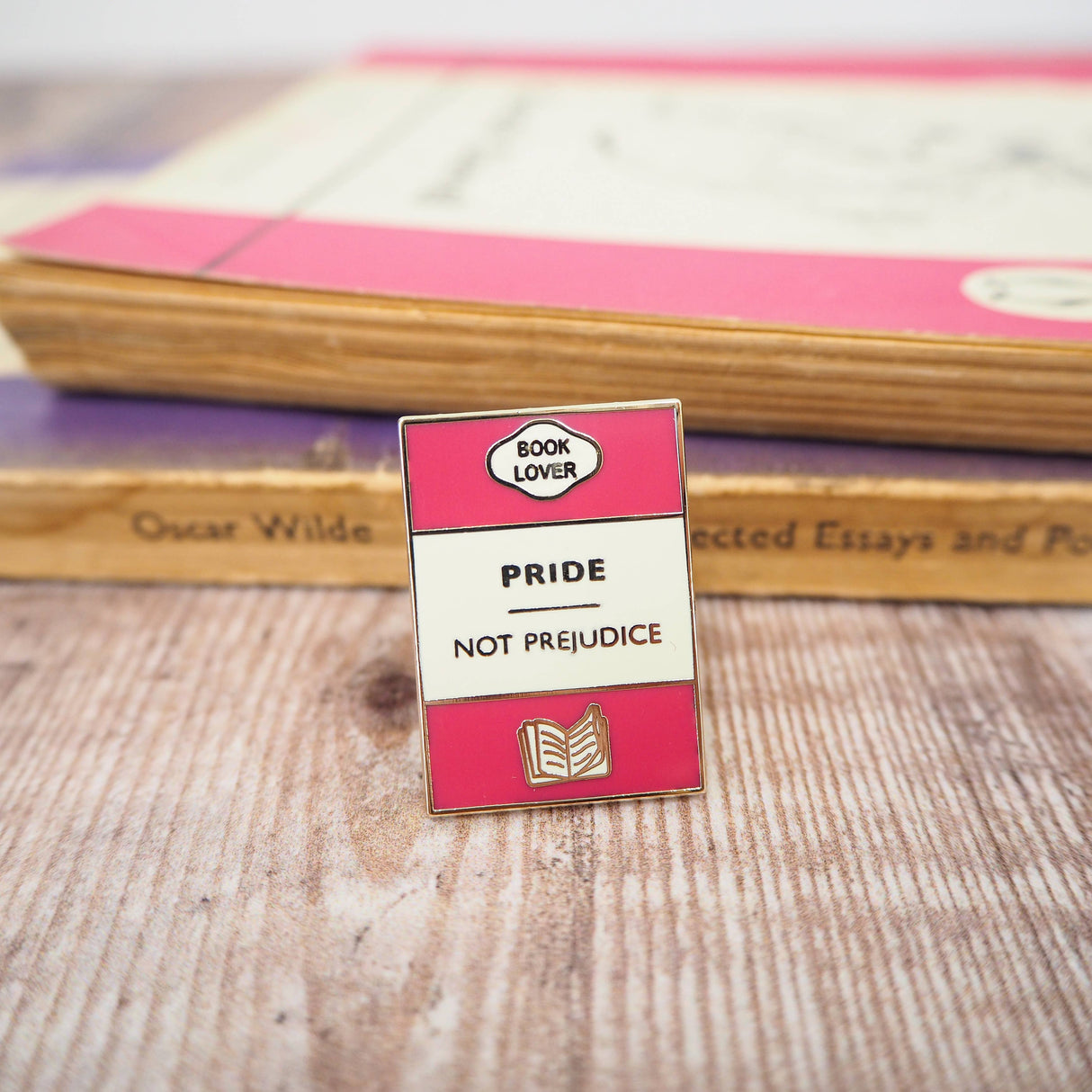 Literary Emporium 'Pride Not Prejudice' Book Lover Enamel Pin Badge