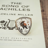 Literary Emporium Achilles Enamel Gold Pin Badge - Greek Mythology Collection
