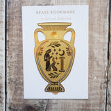 Literary Emporium Greek Vase Brass Bookmark