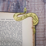 Literary Emporium Shakespeare Lady Macbeth Serpent Brass Bookmark