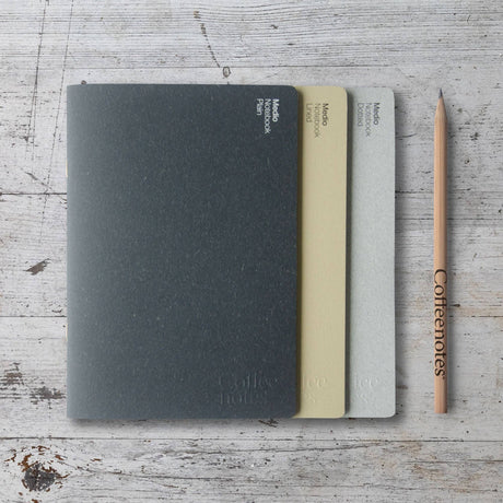 CoffeeNotes 'Tailors' Stitched Notebooks