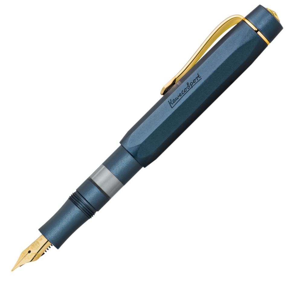 Kaweco Sport AL Piston Filler Fountain Pen - Navy