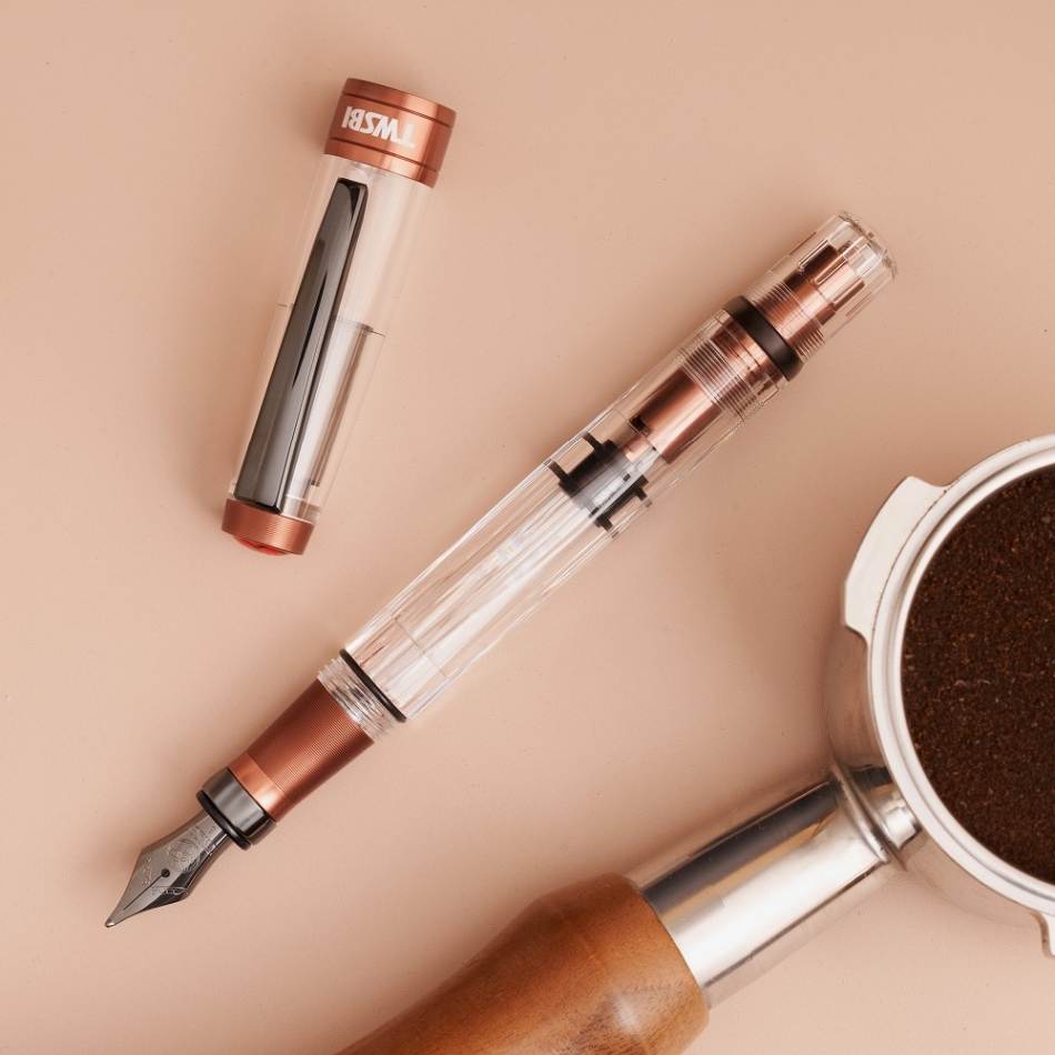 TWSBI Diamond 580 AL R Fountain Pen - Affogato with Onyx