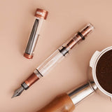 TWSBI Diamond 580 AL R Fountain Pen - Affogato with Onyx