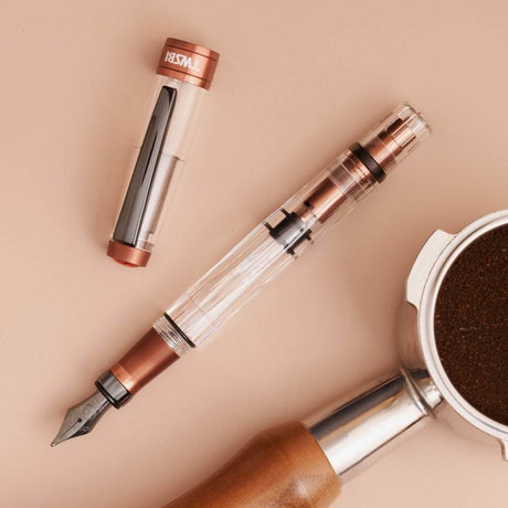 TWSBI Diamond 580 AL R Fountain Pen - Affogato with Onyx