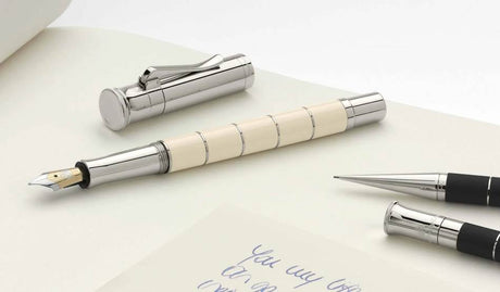 Graf von Faber-Castell Anello Fountain Pen - Ivory Resin