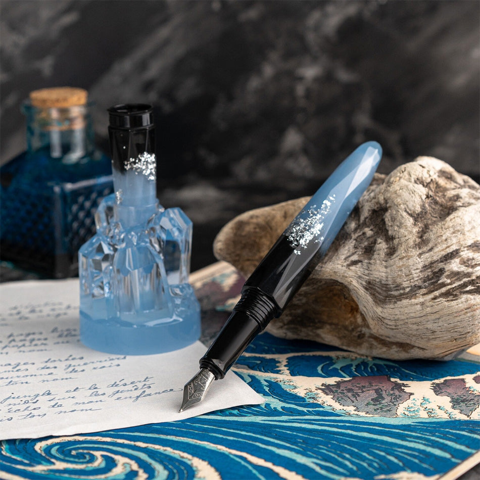 Benu Briolette Fountain Pen - Luminous Blue