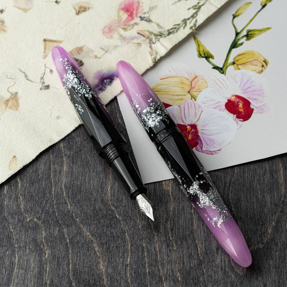 Benu Briolette Fountain Pen - Luminous Orchid