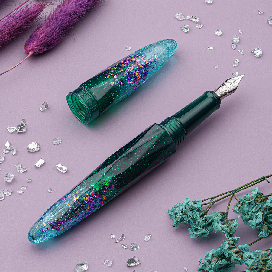 Benu Briolette Fountain Pen - Starlit Oasis