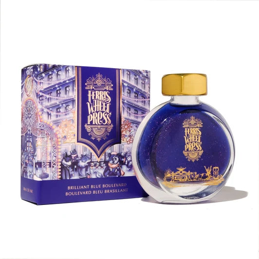 Ferris Wheel Press 38ml Ink - Brilliant Blue Boulevard