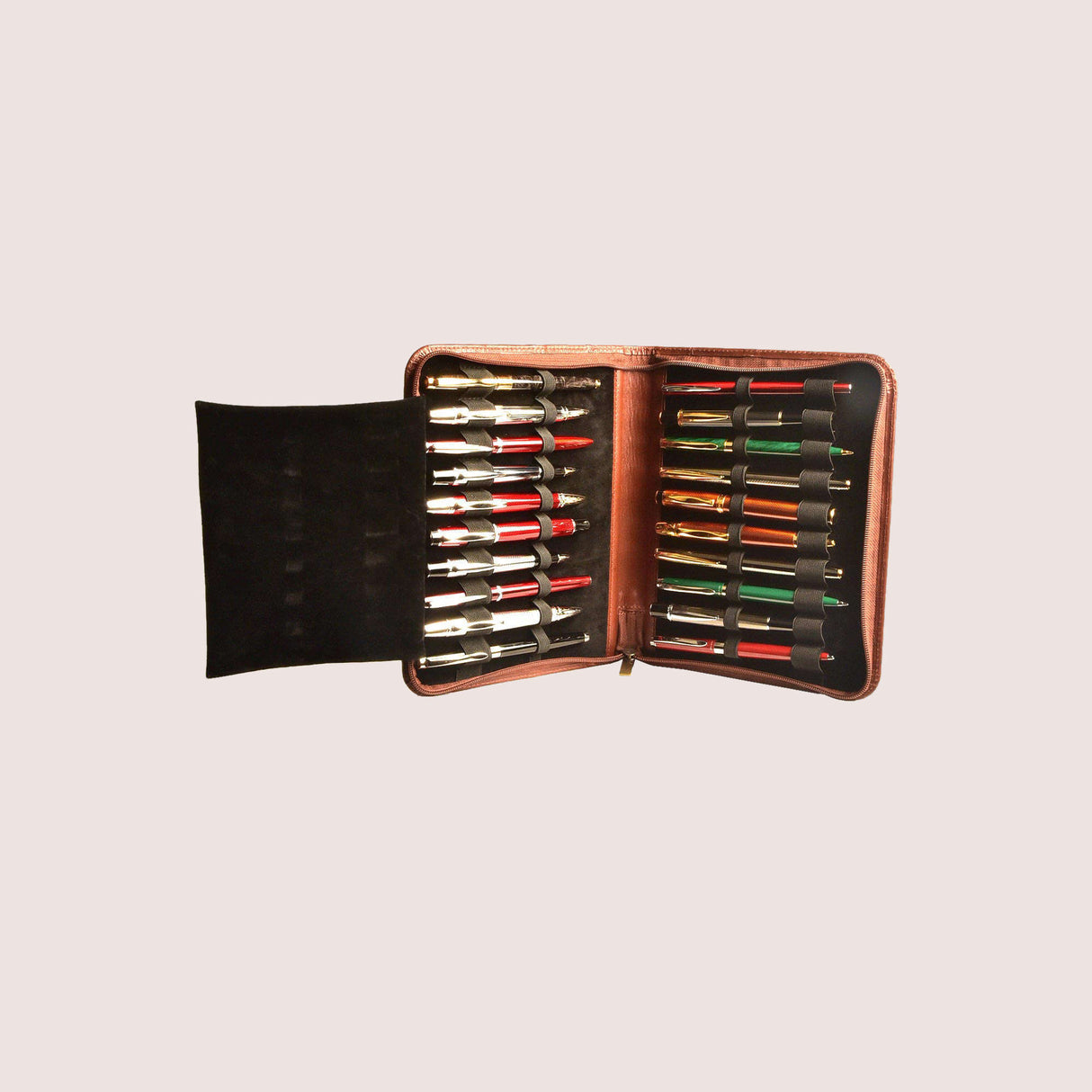 Aston Leather Collector's 20 Pen Case