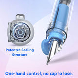 Writech Clictek Retractable Nib Fountain Pen - Pale Blue