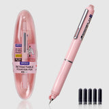 Writech Clictek Retractable Nib Fountain Pen - Pink