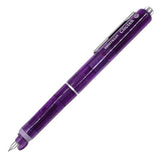 Writech Clictek Retractable Nib Fountain Pen - Purple Transparent