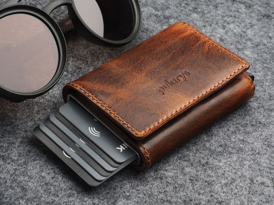 Pularys Bosto RFID Wallet - The Original Legendary Vintage Saddle Leather