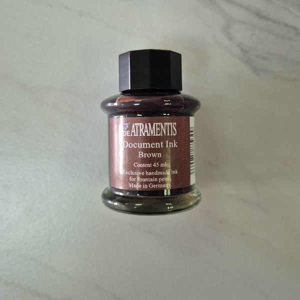 de atramentis tobacco Pearlescent Indian Blue-Copper - 45ml Bottled Fountain Pen Ink quality fountain pen inks Fountain Pen Ink Cartridges De