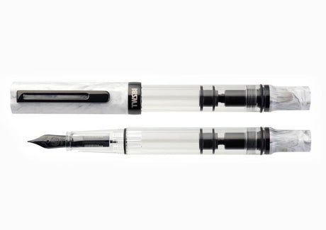 TWSBI Eco Fountain Pen - Carrara & Onyx