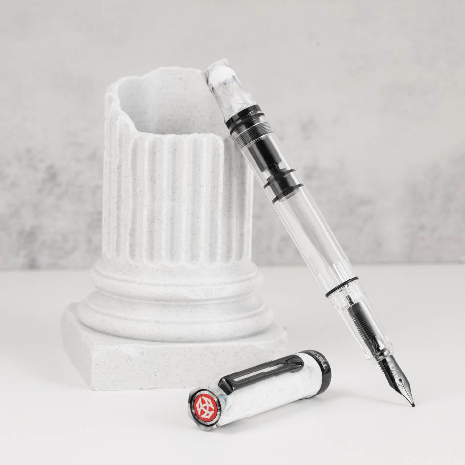 TWSBI Eco Fountain Pen - Carrara & Onyx