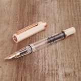TWSBI Eco Fountain Pen - Creme & Rose Gold